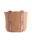 Visuel 1 : Chloé |Large Panier Woody Nougat | Boutique de Luxe Parenthese Bordeaux