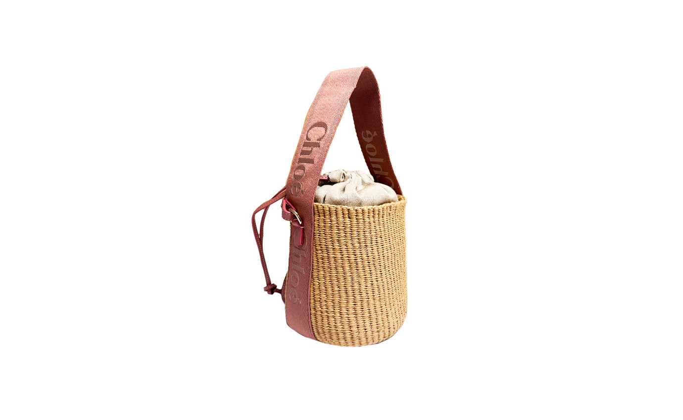 Visuel 1 : Chloé |Petit Panier Woody Nougat | Boutique de Luxe Parenthese Bordeaux