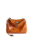 Visuel 1 : Collection Balenciaga Bordeaux | Sac Rodeo small en cuir tan cowboy| Sac de Luxe Parenthese Bordeaux