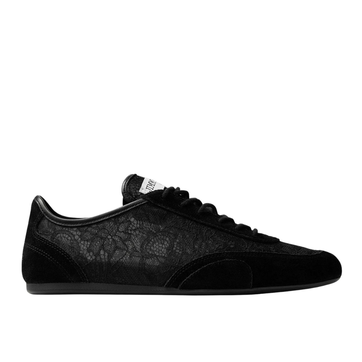 Visuel 1 : Jimmy Choo | Sneakers Sunny F dentelle noir| Boutique Parenthese Bordeaux