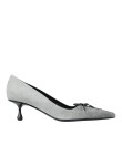 Visuel 1 : Jimmy Choo | Escarpin Scarlett 5 cm en daim façon denim| Boutique Parenthese Bordeaux