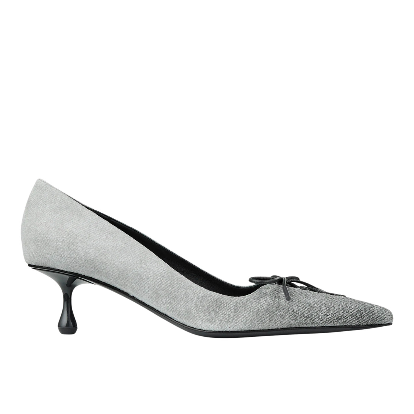 Visuel 1 : Jimmy Choo | Escarpin Scarlett 5 cm en daim façon denim| Boutique Parenthese Bordeaux