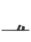Visuel 1 : Collection Saint Laurent Bordeaux | Mule mabrouka en cuir noir| Boutique Parenthese