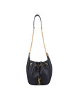 Visuel 1 : Collection Saint Laurent Bordeaux | Sac Supple Bucket en cuir noir| Parenthese Bordeaux