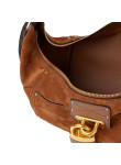 Visuel 4 : Chloé Sac Paddington Besace en veau velours vintage brown| Boutique de sacs de Luxe Parenthese
