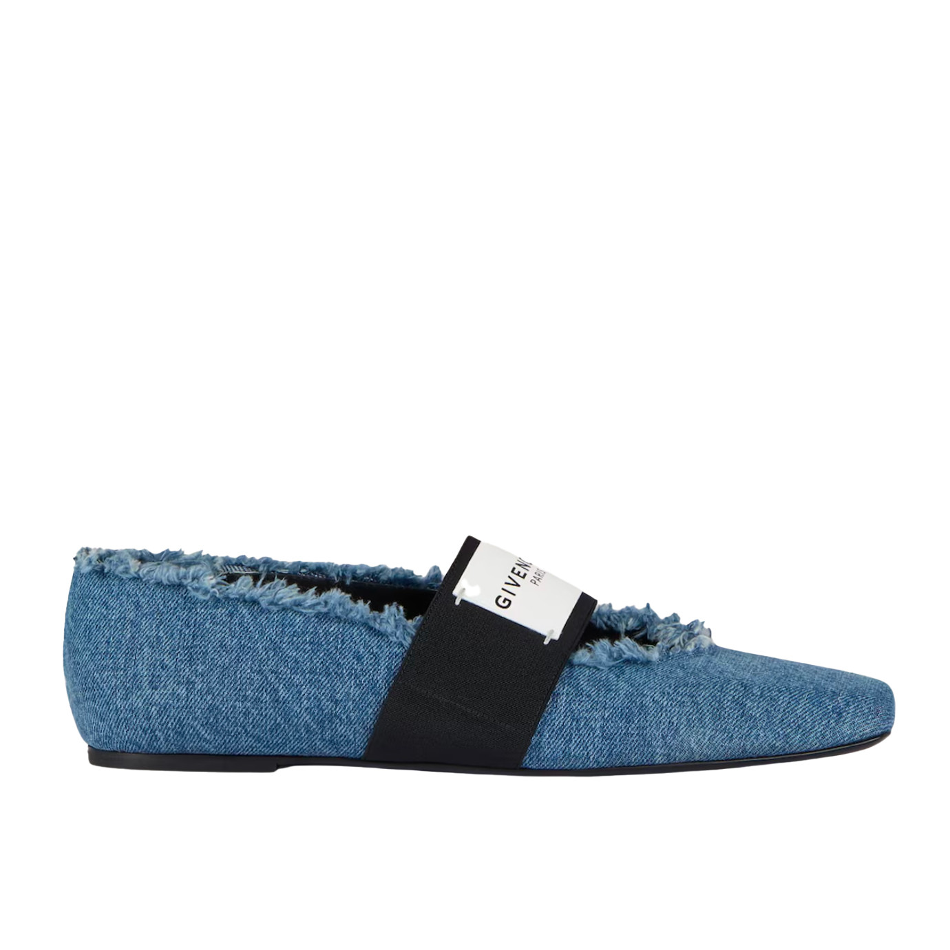 Visuel 1 : Collection Givenchy Bordeaux | Ballerine Sliced en denim| Boutique de luxe Bordeaux