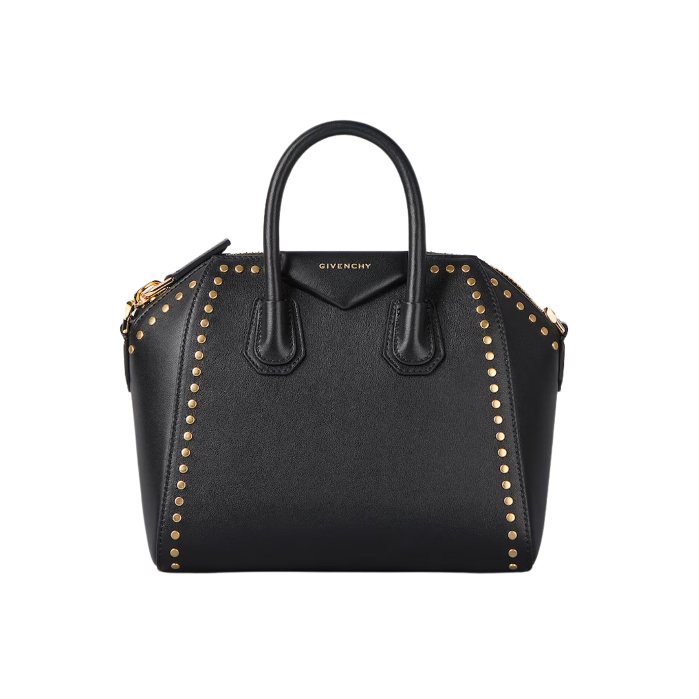 Visuel 1 : Collection Givenchy Bordeaux | Sac Antigona mini en cuir clouté| Sacs de Luxe Parenthese Bordeaux