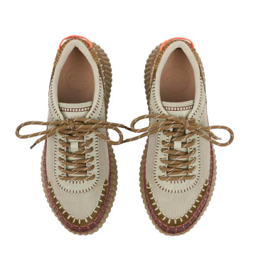 Visuel 3 : Collection Chloé chaussures | Sneakers Nama army green| Boutique Parenthese Bordeaux