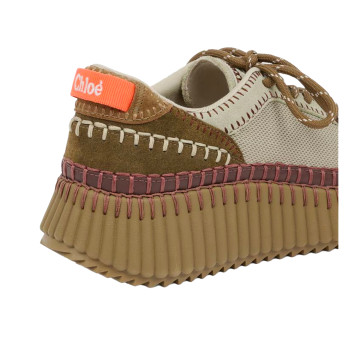 Visuel 4 : Collection Chloé chaussures | Sneakers Nama army green| Boutique Parenthese Bordeaux