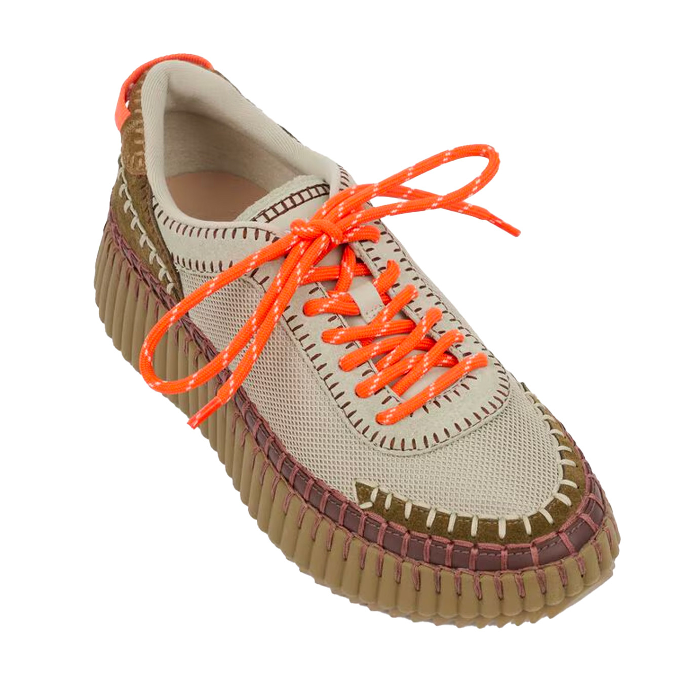 Visuel 5 : Collection Chloé chaussures | Sneakers Nama army green| Boutique Parenthese Bordeaux