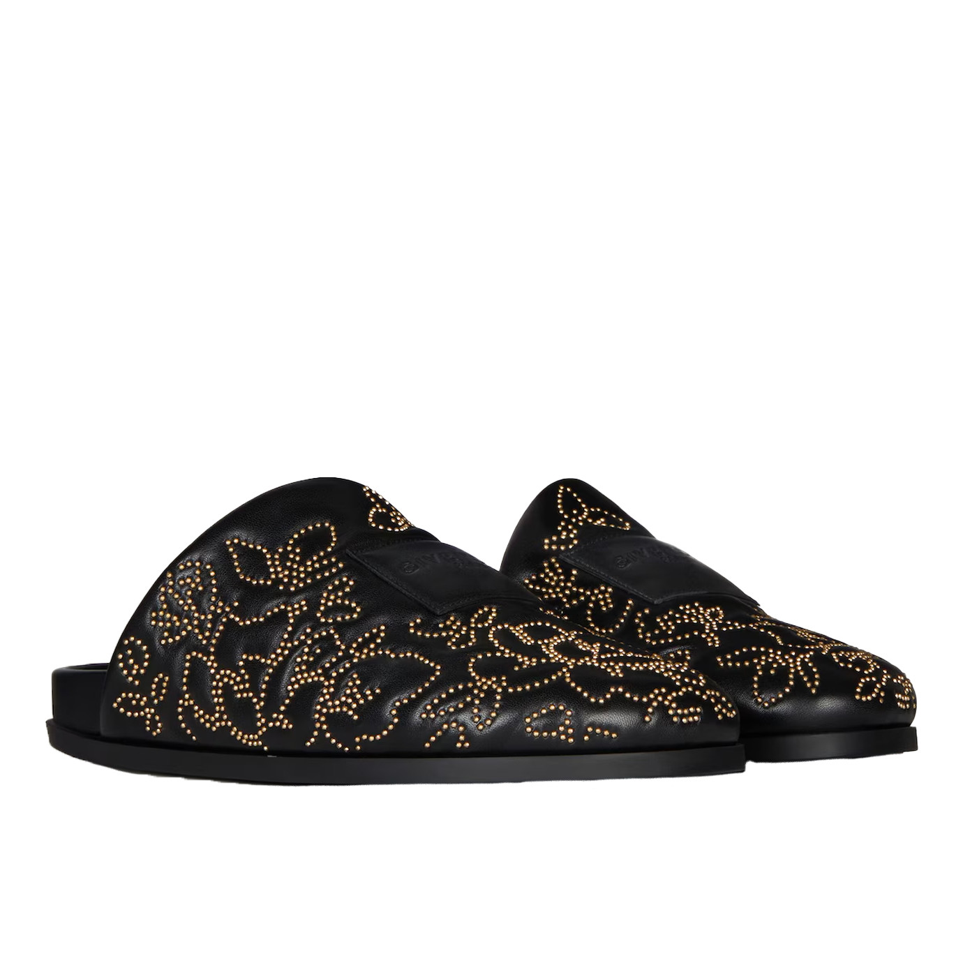 Visuel 2 : Collection Givenchy Bordeaux | Mules plates cloutées noires| Boutique Parenthese Bordeaux