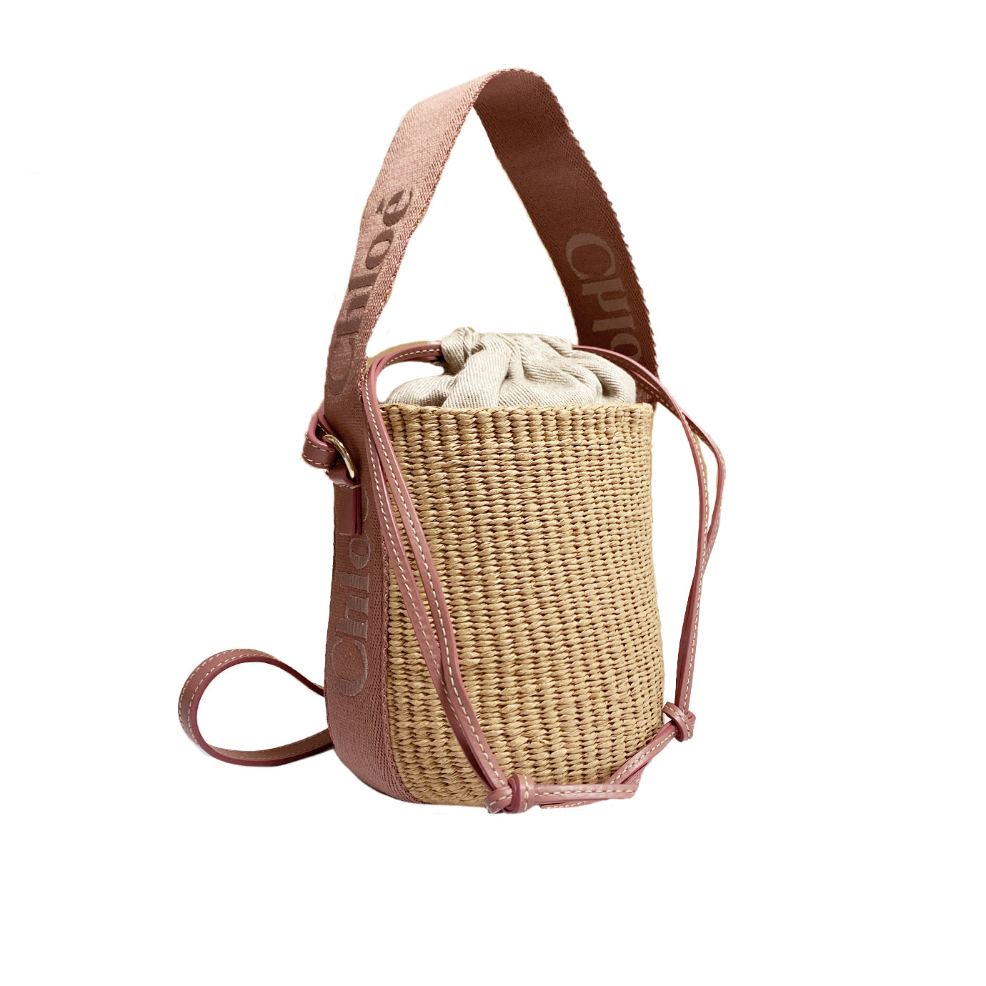 Visuel 1 : Chloé |Petit Panier Woody Nougat | Boutique de Luxe Parenthese Bordeaux