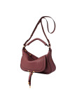 Visuel 4 : Chloé | Sac Marcie small en cuir dark velvet | Boutique Parenthese Bordeaux