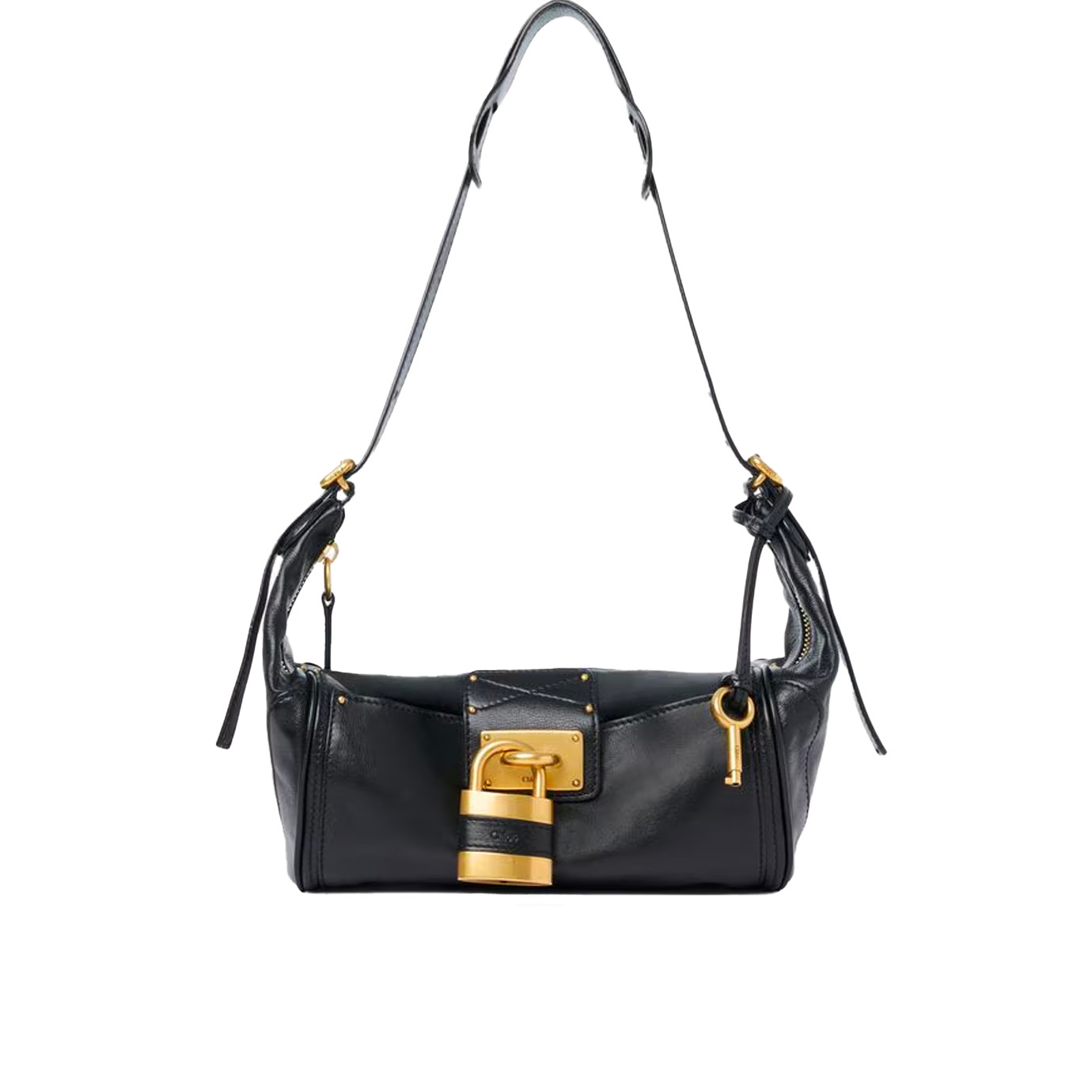 Visuel 1 : Chloé Sac Paddington Besace en cuir souple noir| Boutique de sacs de Luxe Parenthese