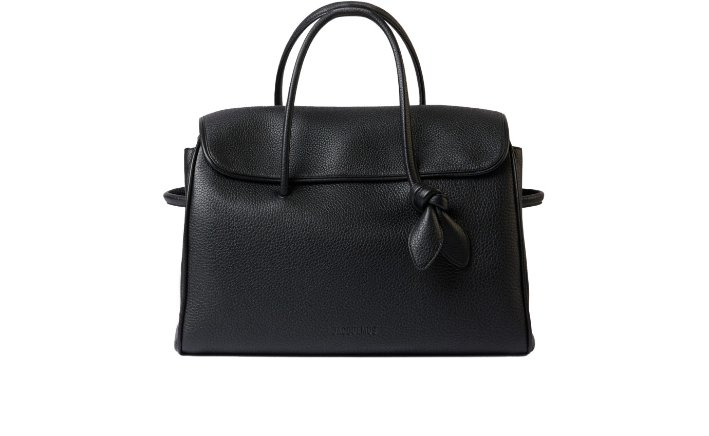 Visuel 1 :  Jacquemus | Le Cabas Turismo  noir en cuir grainé|Boutique Parenthese Bordeaux