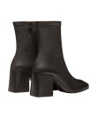 Visuel 3 : Collection Courrèges Bordeaux | Boots Réédition en cuir stretch noir| Boutique Parenthese
