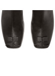 Visuel 4 : Collection Courrèges Bordeaux | Boots Réédition en cuir stretch noir| Boutique Parenthese