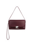 Visuel 1 : Courrèges | Sac Icotype en cuir de veau liss burgundy | Boutique Parenthese Bordeaux