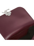Visuel 4 : Courrèges | Sac Icotype en cuir de veau liss burgundy | Boutique Parenthese Bordeaux