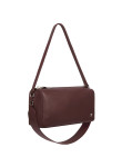 Visuel 3 : Courrèges | Sac Three Sixty médium en cuir burgundy | Boutique Parenthese Bordeaux