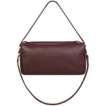 Visuel 4 : Courrèges | Sac Three Sixty médium en cuir burgundy | Boutique Parenthese Bordeaux