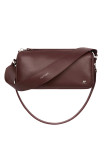 Visuel 5 : Courrèges | Sac Three Sixty médium en cuir burgundy | Boutique Parenthese Bordeaux