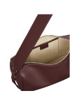 Visuel 6 : Courrèges | Sac Three Sixty médium en cuir burgundy | Boutique Parenthese Bordeaux