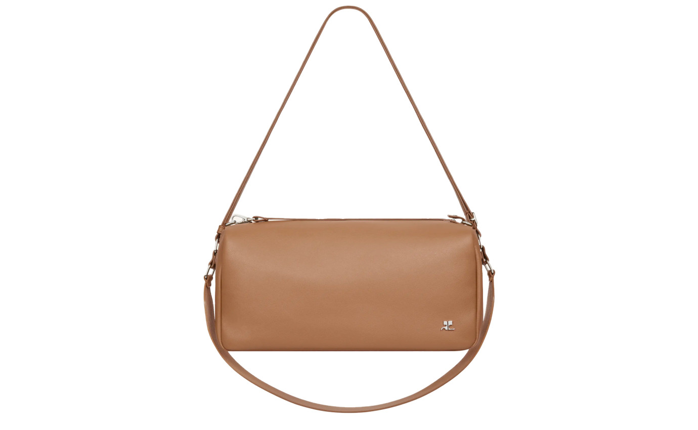 Visuel 1 : Courrèges | Sac Three Sixty médium en cuir bronze | Boutique Parenthese Bordeaux