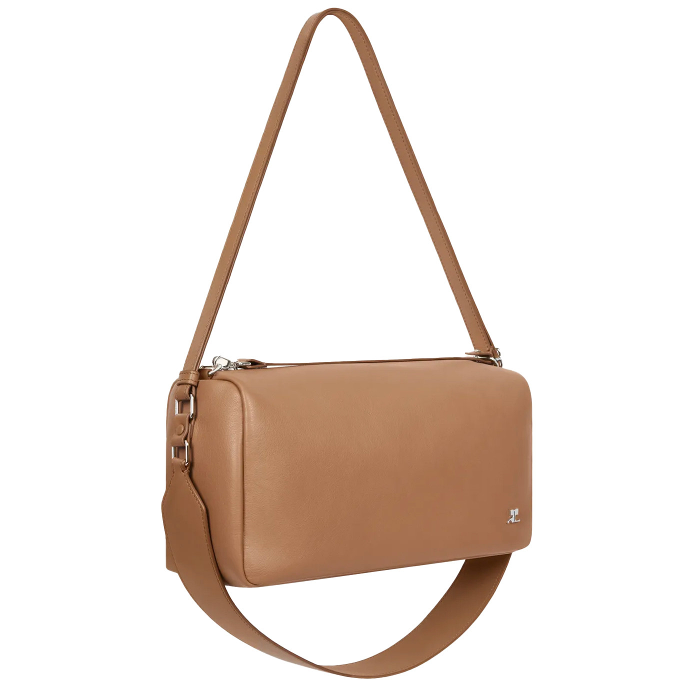Visuel 3 : Courrèges | Sac Three Sixty médium en cuir bronze | Boutique Parenthese Bordeaux