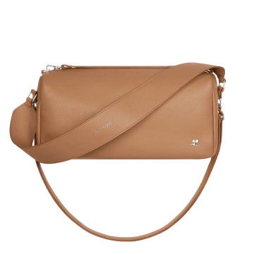Visuel 5 : Courrèges | Sac Three Sixty médium en cuir bronze | Boutique Parenthese Bordeaux