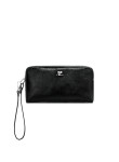Visuel 1 : Collection Courrèges Bordeaux | Pochette beauty vinyle noir| Boutique Parenthese