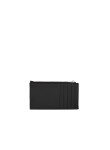 Visuel 2 : Saint Laurent Accessoire | Porte cartes Cassandre en cuir noir et argent | Boutique Parenthese