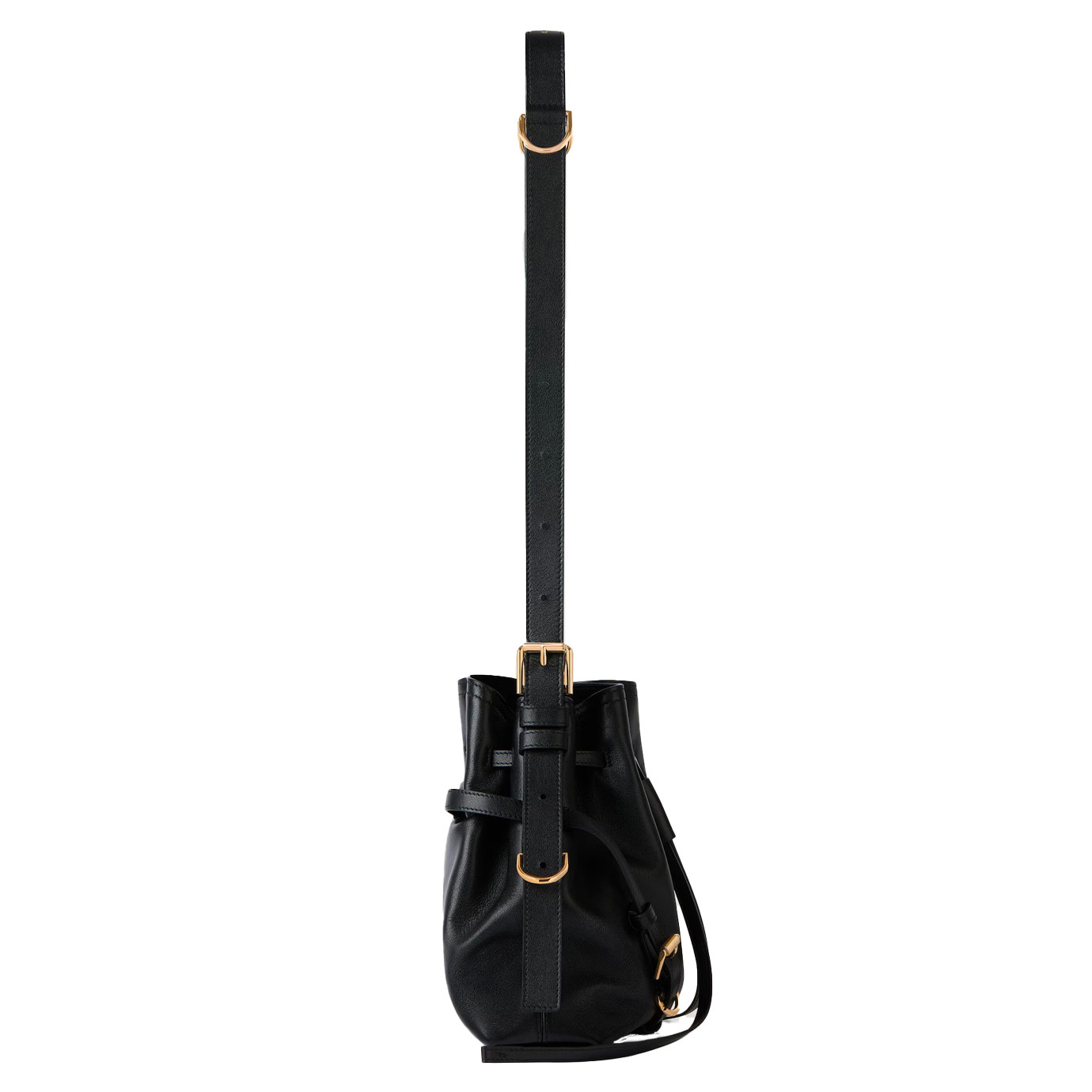 Visuel 2 : Givenchy | Sac Voyou bucket small en cuir noir| Boutique de sacs luxe Parenthese
