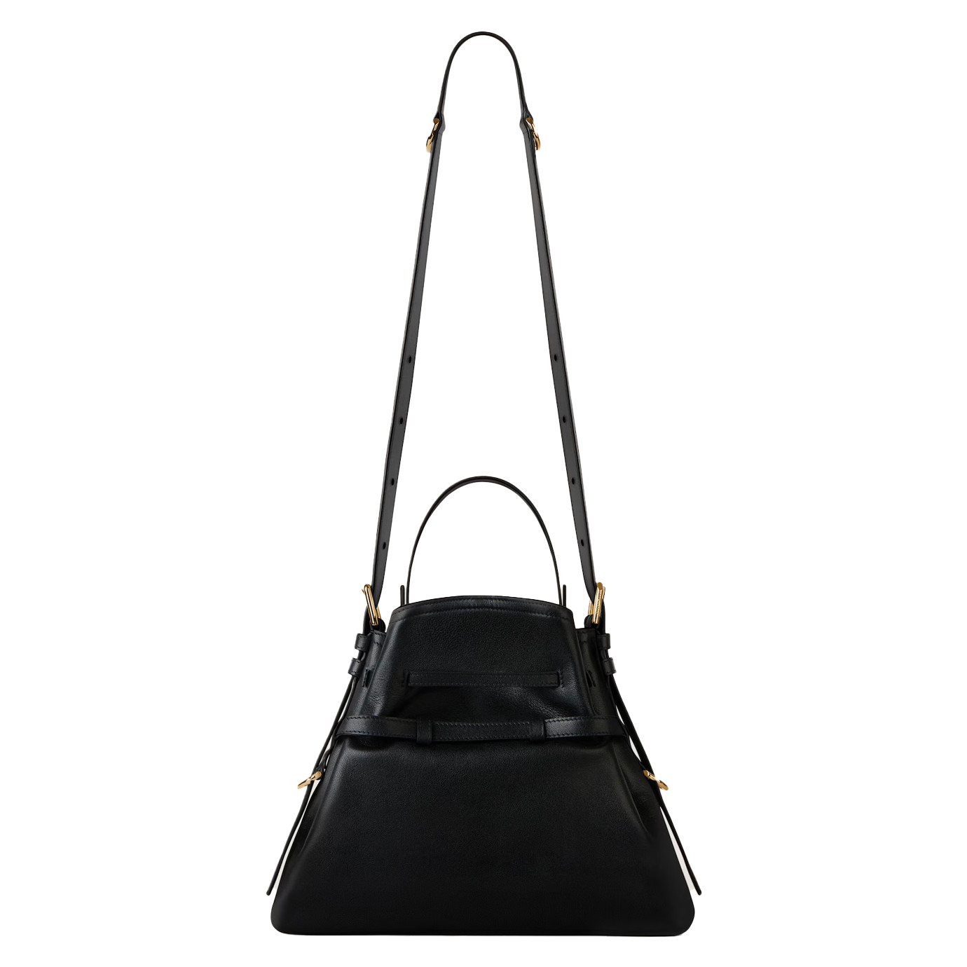 Visuel 4 : Givenchy | Sac Voyou bucket small en cuir noir| Boutique de sacs luxe Parenthese