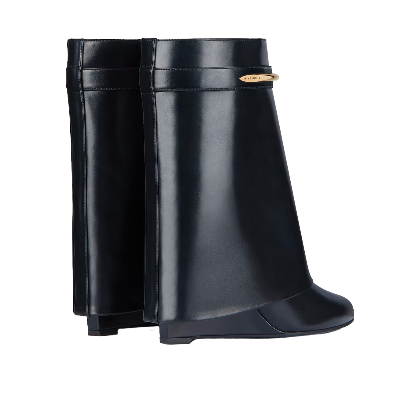 Visuel 4 : Givenchy | Bottines Shark Pinch en cuir noir| Boutique Parenthese