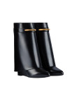 Visuel 2 : Givenchy | Bottines Shark Pinch en cuir noir| Boutique Parenthese
