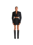 Visuel 2 : Givenchy | Botte Shark Pinch en cuir noir| Boutique Parenthese