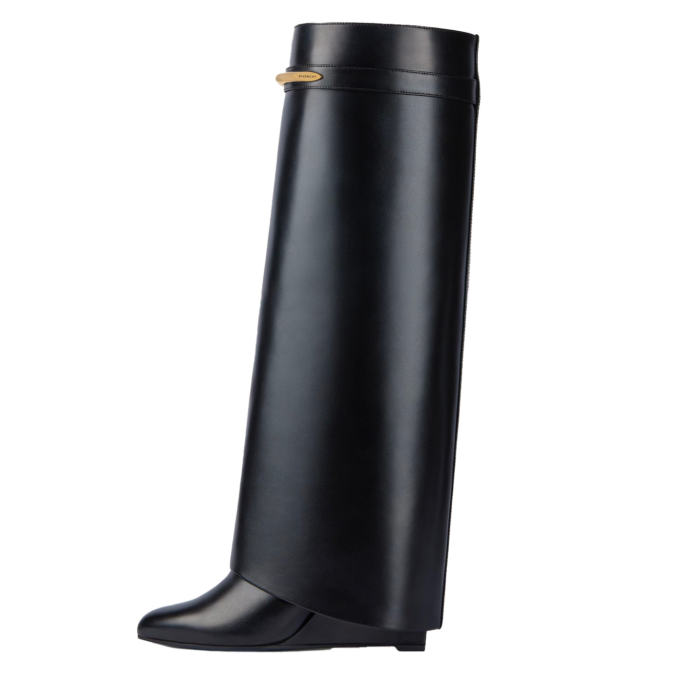 Visuel 3 : Givenchy | Botte Shark Pinch en cuir noir| Boutique Parenthese