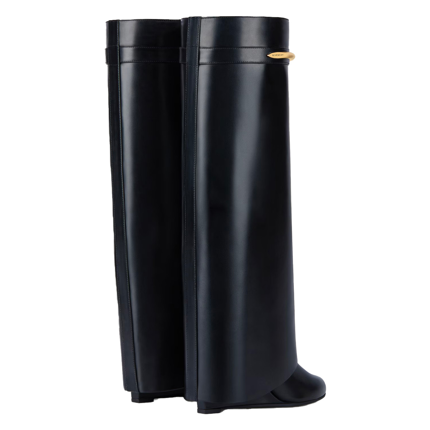 Visuel 4 : Givenchy | Botte Shark Pinch en cuir noir| Boutique Parenthese