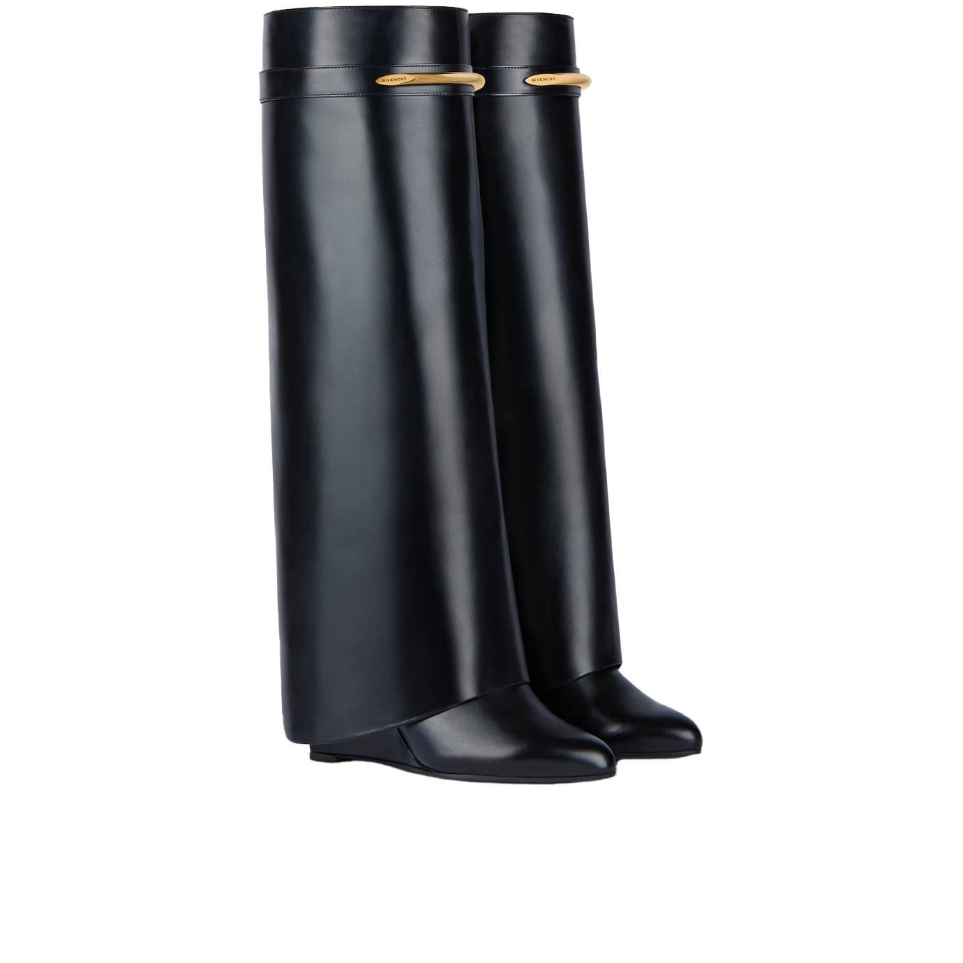 Visuel 5 : Givenchy | Botte Shark Pinch en cuir noir| Boutique Parenthese