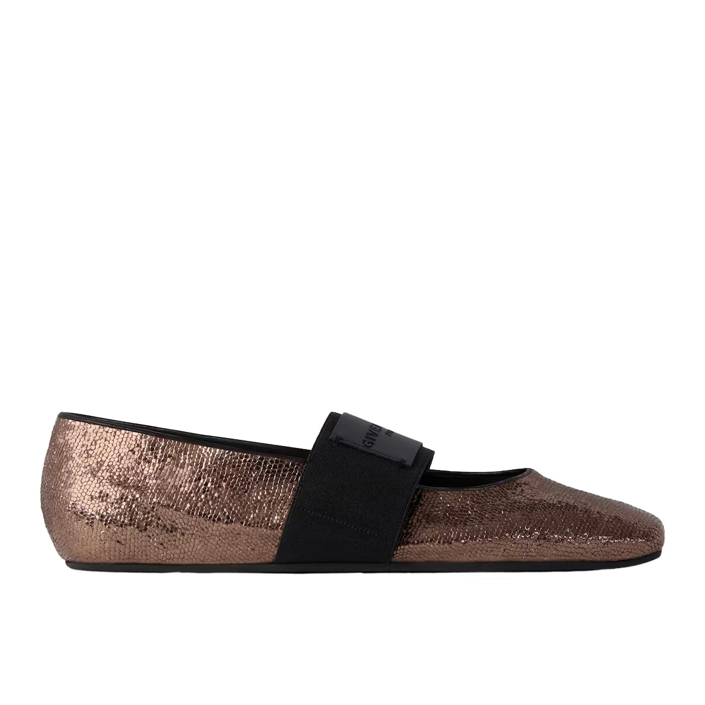 Visuel 1 : Collection Givenchy Bordeaux | Ballerine sliced square paillette| Boutique Parenthese