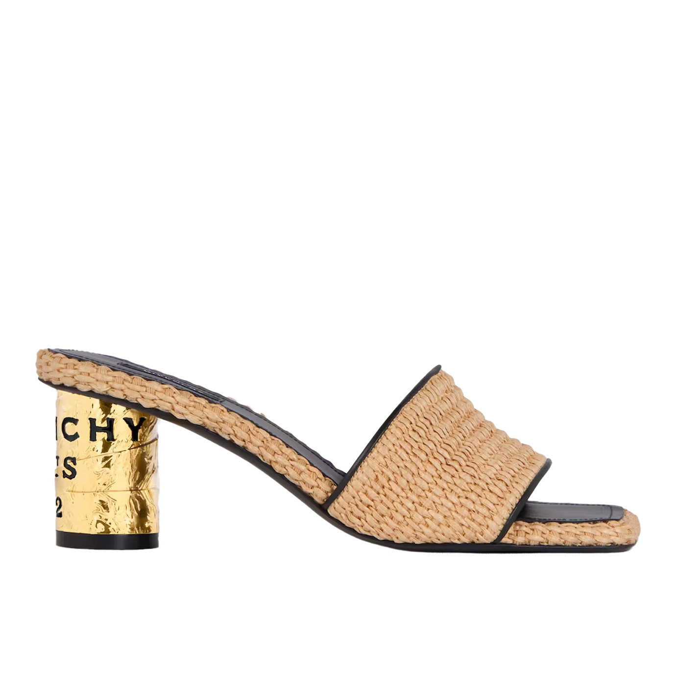 Visuel 1 : Collection Givenchy Bordeaux | Mule 65 en raphia naturel| Boutique Parenthese