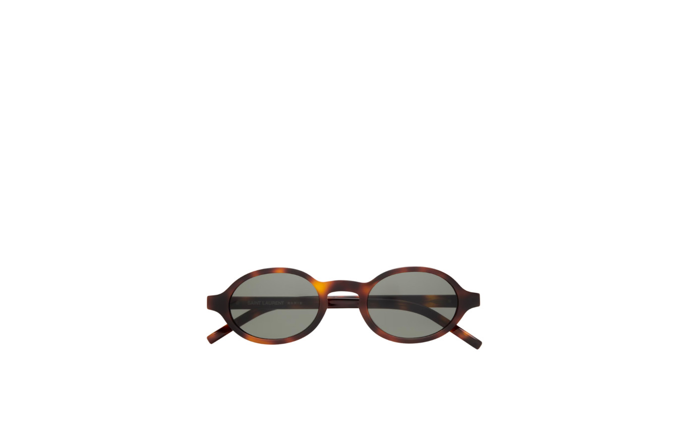 Visuel 1 : Saint Laurent Accessoire| Lunettes de soleil m161 medium havana and grey| Parenthese Bordeaux