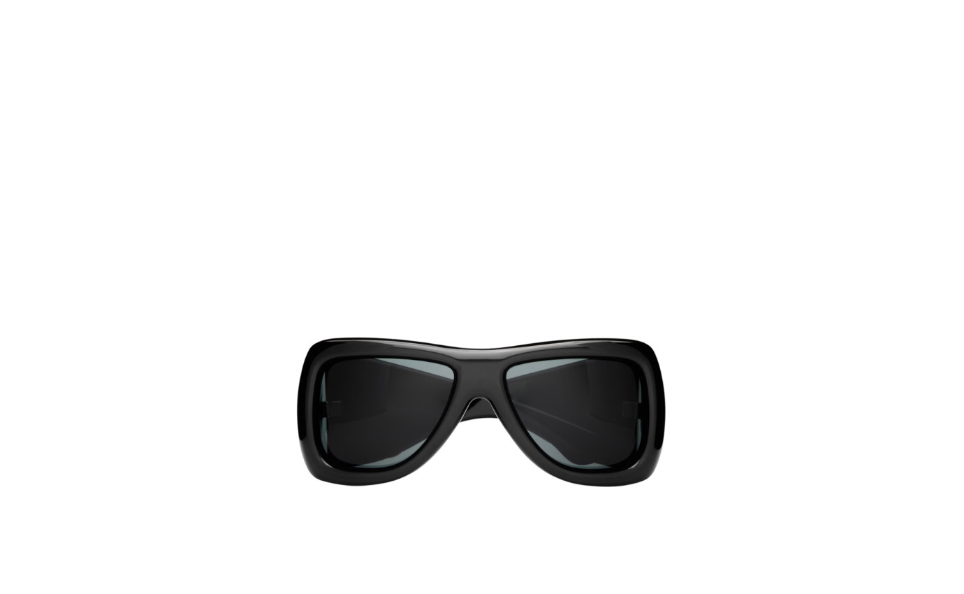 Visuel 1 : Saint Laurent Accessoire| Lunettes de soleil 902 HOWL noires| Parenthese Bordeaux