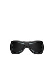 Visuel 1 : Saint Laurent Accessoire| Lunettes de soleil 902 HOWL noires| Parenthese Bordeaux