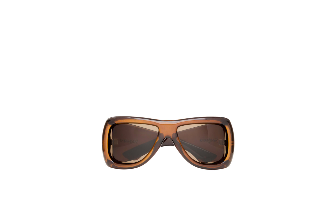 Visuel 1 : Saint Laurent Accessoire| Lunettes de soleil 902 HOWL cognac brown| Parenthese Bordeaux