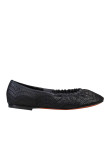 Visuel 1 : Alaïa | Ballerine en cuir noir | Boutique Parenthese