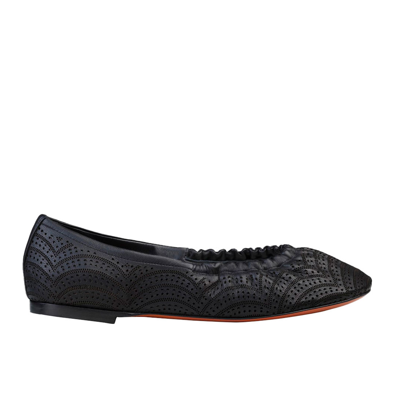 Visuel 1 : Alaïa | Ballerine en cuir noir | Boutique Parenthese