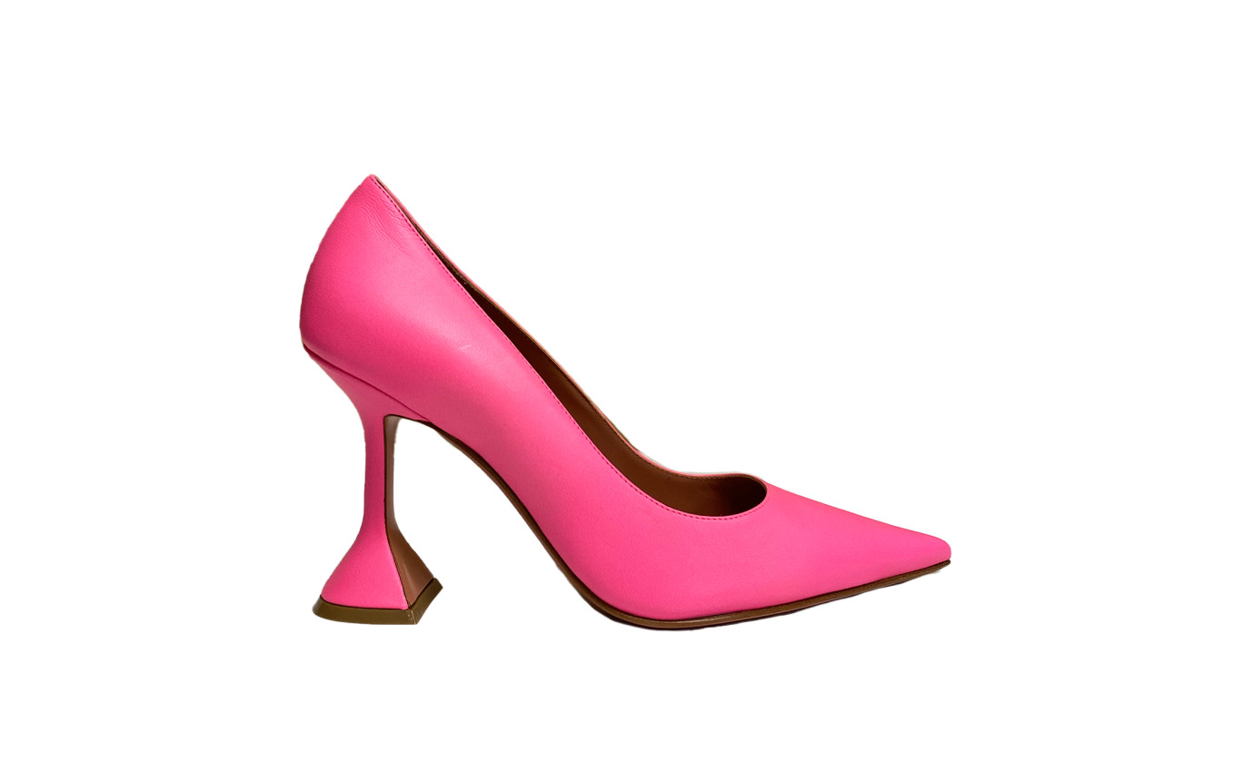 Visuel 1 : Amina Muaddi | Escarpin Ami Pump Rose | Boutique Parenthese
