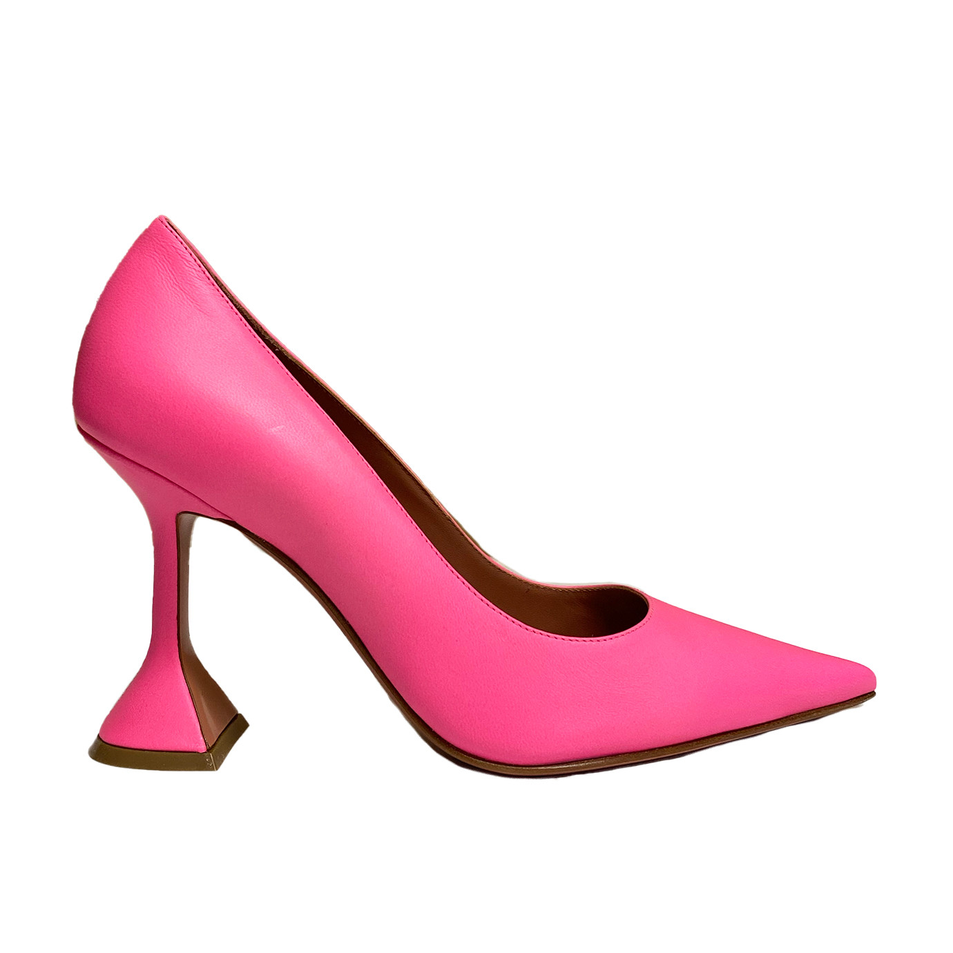 Visuel 1 : Amina Muaddi | Escarpin Ami Pump Rose | Boutique Parenthese